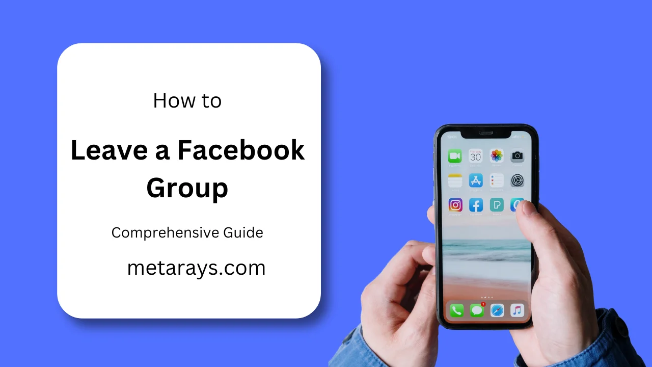 how to leave a facebook group